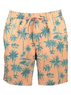 Kąpielówki męskie - Quiksilver Szorty kąpielowe w kolorze pomarańczowo-turkusowym - miniaturka - grafika 1