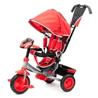 Rowerki trójkołowe - Rowerek z LED światłami Baby Mix Lux Trike red - miniaturka - grafika 1