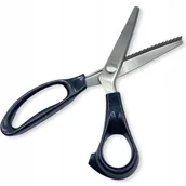 Nożyczki krawieckie - NOŻYCZKI NOŻYCE WYCINAJĄCE ZĄBKI KRAWIECKIE ZYGZAK 23,5cm - miniaturka - grafika 1