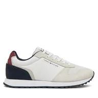 Sneakersy męskie - Sneakersy Tommy Hilfiger New Runner Eva Mix FM0FM05465 Biały - miniaturka - grafika 1