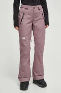 Spodnie sportowe damskie - The North Face spodnie Aboutaday kolor fioletowy - miniaturka - grafika 1
