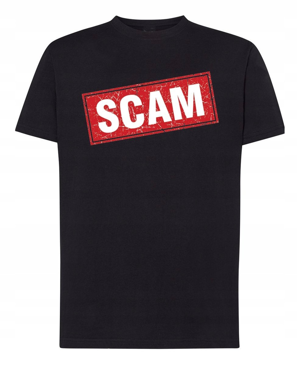 Koszulka T-Shirt Napis SCAM r.XXL
