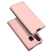 Etui i futerały do telefonów - Dux Ducis Skin Pro kabura etui pokrowiec z klapką Samsung Galaxy A40 różowy - miniaturka - grafika 1