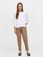 Bluzki damskie - Romantyczna bluzka z haftem w stylu boho - miniaturka - grafika 1