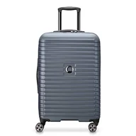 Walizki - DELSEY Paris Cruise 3.0 Walizka z twardą stroną z kółkami obrotowymi, grafitowa, w kratkę, średnia, 61 cm, Cruise 3.0, rozszerzalny bagaż z kółkami obrotowymi - miniaturka - grafika 1