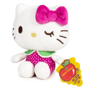 Różowa Hello Kitty Oryginalna Maskotka 13 cm Pachnąca Owocami Tutti Frutti - Maskotki i pluszaki - miniaturka - grafika 1