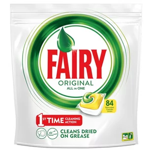 Fairy Oryginal Lemon All In One tabletki 84 szt - Środki do zmywarek - miniaturka - grafika 1