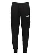 Spodnie sportowe męskie - Puma Spodnie dresowe "Essentials" w kolorze czarnym - miniaturka - grafika 1