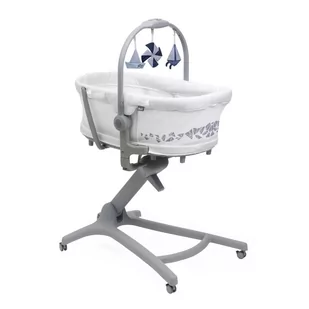 Chicco, Baby Hug Pro, łóżeczko, krzesełko do karmienia, 5w1, White Cream - Łóżeczka i kojce - miniaturka - grafika 1