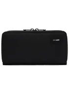 Portfele - Portfel antykradzieżowy Pacsafe RFIDsafe Continental Wallet - jet black - miniaturka - grafika 1