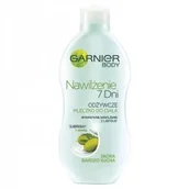 Balsamy i kremy do ciała - Garnier Body Nawilżenie 7 Dni Odżywcze mleczko do ciała skóra wysuszona Oliwka 400ml - miniaturka - grafika 1