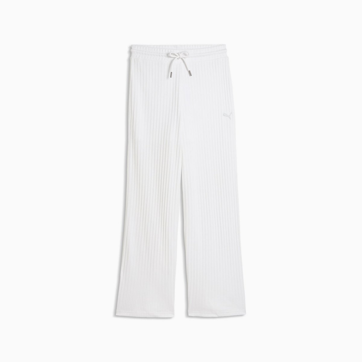 Spodnie dresowe damskie Puma HER COMFORT HW WIDE LEG białe 69328402 r L