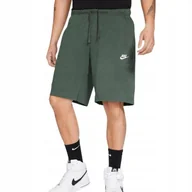 Spodenki męskie - KRÓTKIE SPODENKI NIKE MĘSKIE BAWEŁNIANE ZIELONE SZORTY BV2772 337 r. XL - miniaturka - grafika 1