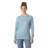 Bluzy damskie - Helly Hansen Damska bluza z grafiką W Nord, Windy Blue, L, Wietrzny niebieski, L - miniaturka - grafika 1