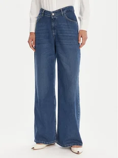 Rinascimento Jeansy CFC0125151003 Niebieski Wide Leg - Spodnie damskie - miniaturka - grafika 1