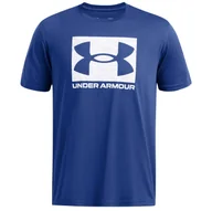 Koszulki sportowe męskie - Koszulka męska Under Armour ABC Camo Boxed Logo SS Rozmiar: XL / Kolor: niebieski - miniaturka - grafika 1