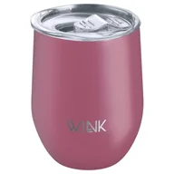 Kubki termiczne - WINK Bottle, Kubek termiczny TUMBLER PINK, bez BPA, 350 ml - miniaturka - grafika 1