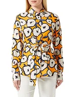 Bluzki damskie - Seidensticker Damska bluzka Regular Fit z długim rękawem, pomarańczowa, 46, pomarańczowy, 46 - miniaturka - grafika 1