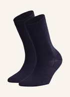 Skarpetki damskie - Falke Skarpety Softmerino, 2 Pary blau - miniaturka - grafika 1
