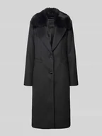 Płaszcze damskie - Płaszcz o kroju regular fit z kołnierzem z połami model ‘Karole’ - miniaturka - grafika 1