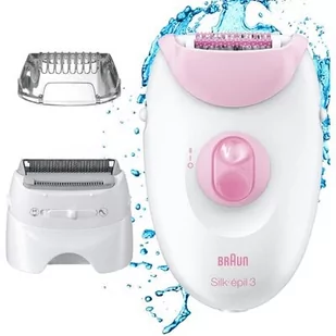 Braun Silk-épil 3 3270 Biało-różowy - Depilatory i golarki damskie - miniaturka - grafika 1