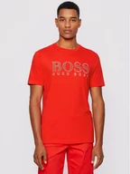 Koszulki męskie - Hugo Boss T-Shirt 5 50448306 Czerwony Regular Fit - miniaturka - grafika 1