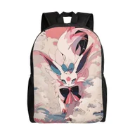 Torebki damskie - Eevee Wszechstronny plecak Zmywalny plecak szkolny w stylu casual Modna torba na komputer z tkaniny Oxford Unisex-hjka4222 - miniaturka - grafika 1