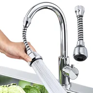 Pozostałe akcesoria kuchenne - PRZEDŁUŻKA DO KRANU BATERII PERLATOR WYLEWKA CHROM - miniaturka - grafika 1