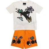 Kombinezony dla dzieci - Diadora - Compl.bianco/arancio Palme S4DIBBTT088 - miniaturka - grafika 1