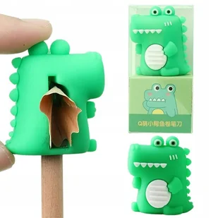 TEMPERÓWKA szkolna z krokodylem temperówki KROKODYLE do szkoły dla dzieci - Temperówki - miniaturka - grafika 1