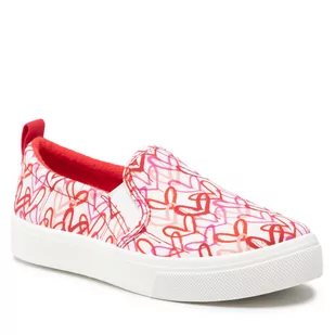 Skechers Tenisówki Poppy 155503/WRPK White/Red/Pink - Trampki damskie - miniaturka - grafika 1