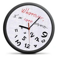 Gadżety do domu - Froster Zegar dla spóźnialskich (EN) GAD01606 - miniaturka - grafika 1