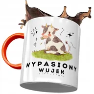 Kubki - Kubek Pomarańczowy dla Wujka Wuja Wujaszka Prezent z Nadrukiem ze Zdjęciem + Opakowanie na prezent (wzór 02) - miniaturka - grafika 1