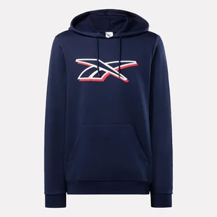 Męska Bluza REEBOK RI FLEECE HOOD IN1691 – Granatowy - Bluzy męskie - miniaturka - grafika 1