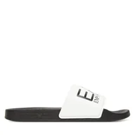 Klapki i japonki męskie - Klapki EA7 Emporio Armani 7X000108 AF15118 MZ096 Biały - miniaturka - grafika 1