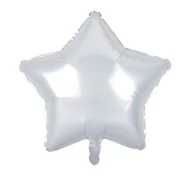 Balony i akcesoria - GoDAN Balon foliowy 19" na urodziny, Gwiazda biała BFOL/6862-5 - miniaturka - grafika 1