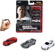 Samochody i pojazdy dla dzieci - Zestaw auta metalowe 3-Pack Nano Cars Wave 4 Szybcy i Wściekli 253201004 Jada - miniaturka - grafika 1