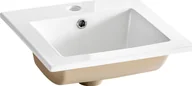 Umywalki - Umywalka Elior Stella wpuszczana w blat 42cm biała - miniaturka - grafika 1