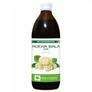 Alter Medica Sok z Morwy Białej - 500 ml Wspomaga funkcjonowanie układu odpornościowego - Soki i napoje niegazowane - miniaturka - grafika 2