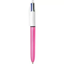 Długopis 4 Colours Shine różowy - Długopisy - miniaturka - grafika 1