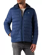 Kurtki męskie - Lee Męska kurtka Light Puffer, morski, XXL - miniaturka - grafika 1