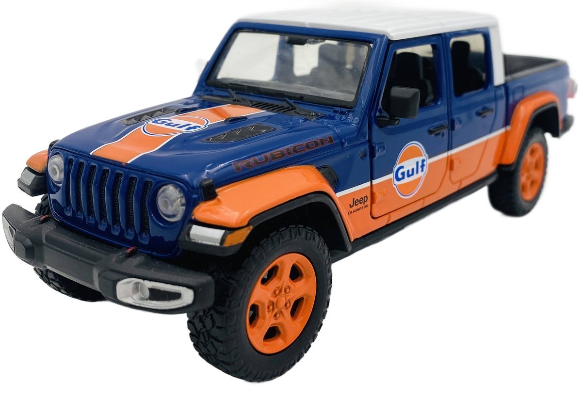 JEEP Gladiator Rubicon 2021 GULF model 1:27 Motormax 79663
