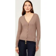 Swetry damskie - GUESS Kardigan ZENA | Regular Fit - miniaturka - grafika 1