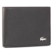 Portfele - Lacoste Mały Portfel Męski S Slim Billfold Id Slot NH1407FG Black 000 - miniaturka - grafika 1