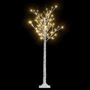Choinki - vidaXL vidaXL Wierzba z oświetleniem, 140 ciepłych białych LED, 1,5 m - miniaturka - grafika 1