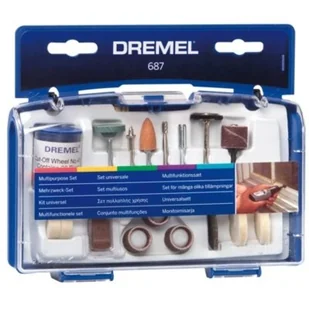 Dremel Zestaw uniwersalny (687) 26150687JA - Materiały ścierne - miniaturka - grafika 1