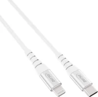 Kable komputerowe i do monitorów - InLine InLine® USB-C Lightning cable, for iPad, iPhone, iPod, silver/aluminium, 1m MFi-Certified - miniaturka - grafika 1