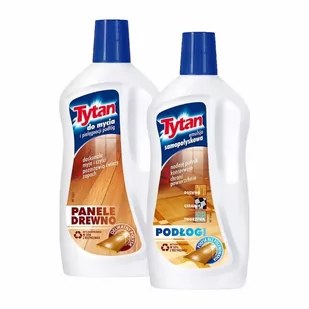 Emulsja do podłóg Tytan 450g + zmywacz do podłóg Tytan 450g za 50% ceny - Środki do podłóg i mebli - miniaturka - grafika 1