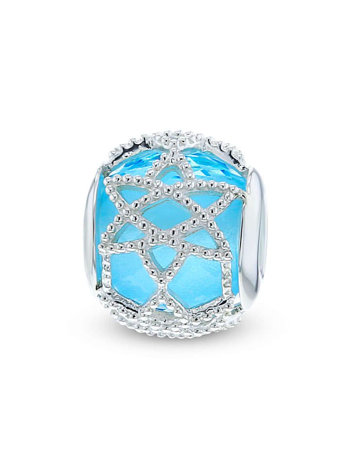 CHARM'S Srebrny charms ze szkłem Murano