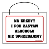 Tablice BHP - Tablica laminowana A5 - na kredyt i pod zastaw - miniaturka - grafika 1